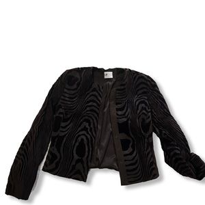 Armani evening jacket. Zebra pattern. Black / dark purple / brown color